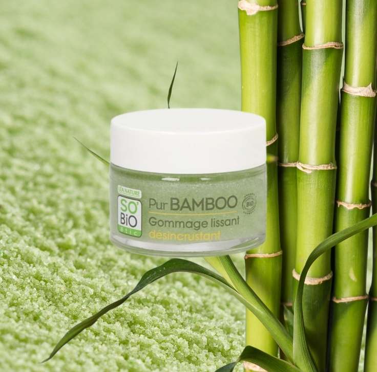 Peeling alisador Pur Bamboo limpieza facial para una piel libre de impurezas de SO'BiO étic